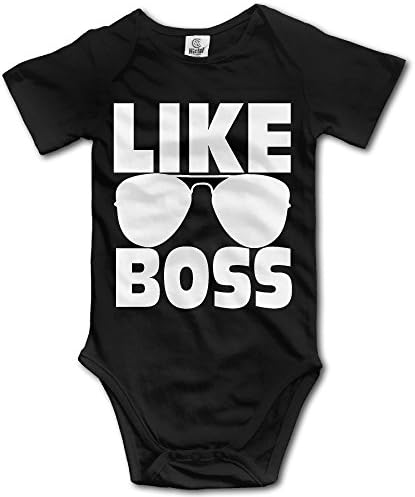 Like A Boss Glasses Infant Baby Toddler Onesie Bodysuit 24 Months Black