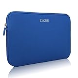 11-11.6 Inch (Black, Green, Grey, Blue, Purple, Chevron, Pink) Laptop Sleeve, Zikee Water Resistant Thickest Protective Slim Laptop Case