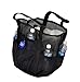 Deluxe Oversized Mesh Family XL Beach Tote / Jumbo Bag w Carabiner Hook