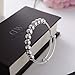 Fashion Women Jewelry Solid 925 Sterling Silver Bangle Bracelet Gift
