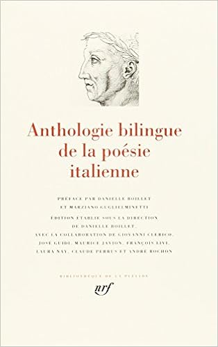 Amazonfr Anthologie Bilingue De La Poésie Italienne - 