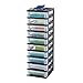 IRIS USA 585657 10-Drawer Storage Cart with Organizer Top, Black
