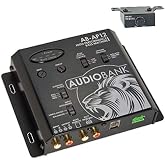 Audiobank AB-AP12 High Performance Bass Machine - Car Audio Subwoofer Control, Built-In Equalization Circuit, Dash-Mount Remote Level Control and Bass Indicator