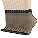 INCHER Women's Durable 10 Pairs Mid-Calf Short Stockings Casual Cushion Thanksgiving Socks Christmas Socks Black