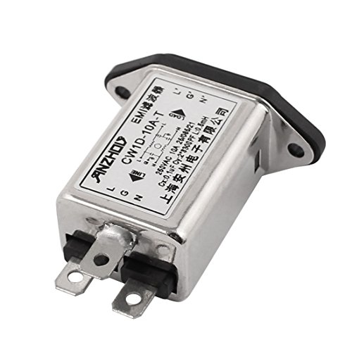 uxcell IEC 320 C14 Male Socket Panel Mount Power Line EMI Filter CW1D-10A-T