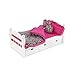18 Inch Doll Accessories | Reversible Pink Cheetah Print Bedding Set with Comforter, 3 Pillows and Sheet | Fits American Girl Dolls