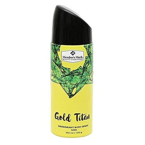 Buy Member S Mark Walmart Brand Gold Titan Deodorant Body Spray