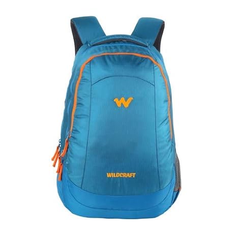 wildcraft turnaround polyester 27 ltrs blue laptop bag