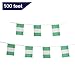 Nigeria Flag,TSMD 100 Feet Nigerian Flag National Country Pennant Flags Banner String,Party Decorations For Grand Opening,Olympics,Bar,School Sports Events,International Festival Celebration Events