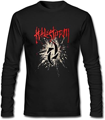WANTAI Men's Halestorm Long Sleeve Cotton T Shirt