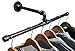 DIY CARTEL Industrial Pipe Wall Mount Clothing & Garment Rack - Hardware ONLY - Perfect for Retail Display, Organizing, Laundry (22.5 - Inch)