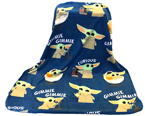 2 Disney+Mandalorian+Child+Travel+Blanket