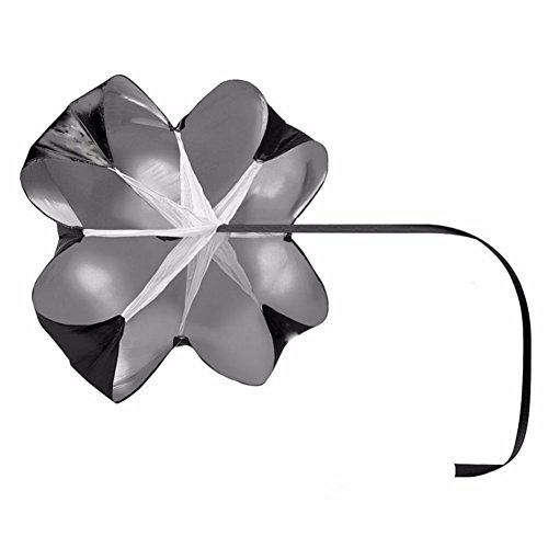 Bioamy Running Speed Chute Resistance Parachute 56 inch Powerchute Umbrella Training Sprint Power Soccer Trainer for Runner, Football, Soccer Drilling
