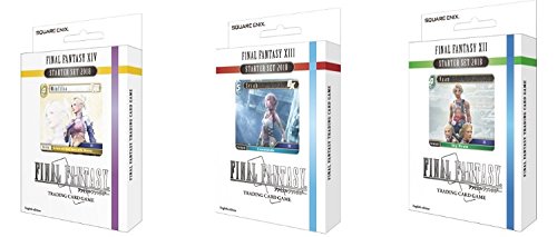 Final Fantasy TCG Card Game Opus V Starter Decks XII XIII XIV Vaan Serah & Minfilia