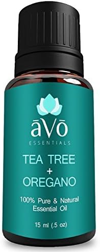 V Skin Tag Removal, Ringworm Treatment, Toenail Fungus, and Psoriasis Blend - Pure Tea Tree Oil and Oregano Oil - 100% Therapeutic Grade Essential Oil - 15ml by V Essentials