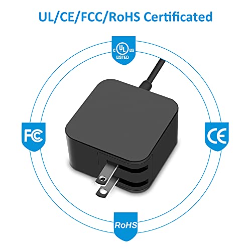 UL Listed 12V 2.2A 26W Charger Laptop AC Adapter Power Supply Cord Compatible with Samsung Chromebook 3 2 XE500C13 PA-1250-98 XE501C13 XE303C12 XE500C12 XE503C12 XE503C32 Tablet 11.6