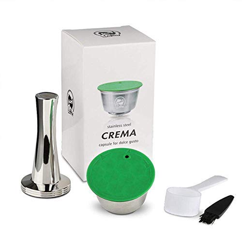 KOBWA Cápsulas Filtros de Café Recargable Reutilizable para Dolce Gusto,Cápsula  Rellenable de Acero Inoxidable con 1 Tamper de café y 1 Cepillo y 1 Cuchara  Filtros de café Hogar y cocina futakuchi-hakata.com
