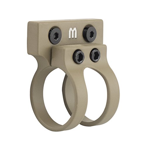 Monstrum Tactical Offset Flashlight Mount for Keymod Rail Systems (Flat Dark Earth)