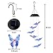 Wind chimes outdoor, gifts for mom, solar wind chimes ,Heart wind chime ,outdoor decor, mom gifts,mom borthday gift,gardening gifts,grandma gifts, color wind chimes solar,windchimes unique outdo
