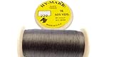 Button Thread HY - MARK Glace Thread #16 500 YDS Extra Strong 100% Cotton MADE IN U.S.A. Color 229 Light Brown (1 Spool / Pack)