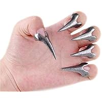 DUANMEINAD Wholesale 10pcs Hot Retro Punk Rock Gothic Talon Nail Finger Claw Spike Rings Nail Art Decoration