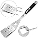 EOYIZW 3-Piece Grill Tool Set, Stainless Steel Grilling Tools Set, Heavy Duty BBQ Accessories: Extra Thick Barbecue Utensils Spatula, Fork, Tongs