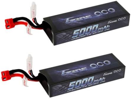2 Pack Gens ace 5000mAh 7.4 50C 2S1p Lipo Battery Venom TURNIGY TRAXXAS Slash ARRMA LOSI