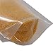 SumDirect 100pcs 5.5x9 Inches Clear Stand Up Food Bags, Zip Lock Stand-up Reusable Sealing Food Pouches Snack Packing Bag with Tear Notch Heat Resealable for Storing, Cookie, Snack Tea and Drinking