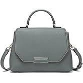 imeetu Purses for Women Leather Crossbody Bags Small Handbag with Flap & Zipper