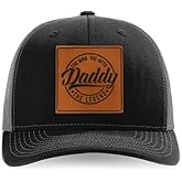 Daddy Hats,Worlds Best Dad Ever Trucker Hat for Dad Papa Leather Patch Baseball Caps