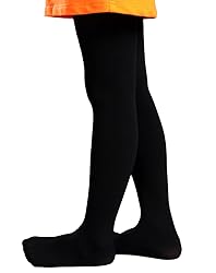 Lotsduoler Black Dance Tights for Girls Ultra Soft