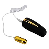 Crazy K&A Adult Product Waterproof Multi-level Speed Electric Female Automatic Vibrating Vibrator Massager Love Egg with Controller Bullet for Flirting Love-making Gold(35003)