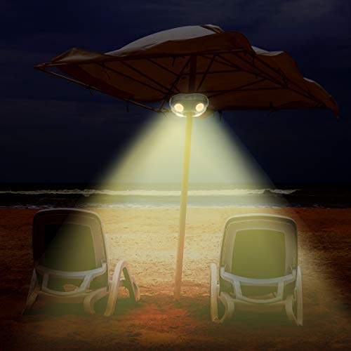 Umbrella Lights LUXSWAY Super Bright Patio Night Light 4 Modes 16 Colors Battery Operated Remote Control Camping Tent Lighting Light - Thumbnail 5