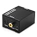 Cingk RCA L/R Analog To Digital Optical SPDIF Coaxial Audio Converter Adapter with Toslink Cable and Power Adapter