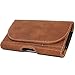 AISCELL Belt Clip Pouch Brown Wallet Leather Case Belt Loop Holster 6.6x3.5x0.6 Inches,Compatible iPhone 11, 11 Pro Max, Xs Max,XR,8 Plus,7 Plus,6 6S Plus,with Hybrid Protective Cover Case 09 Bn