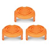 OFPOW Trimmer Replacement Spool Cap Covers Compatible with Worx Trimmer, 3-Pack