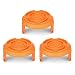 OFPOW Trimmer Replacement Spool Cap Covers Compatible with Worx Trimmer, 3-Pack primary