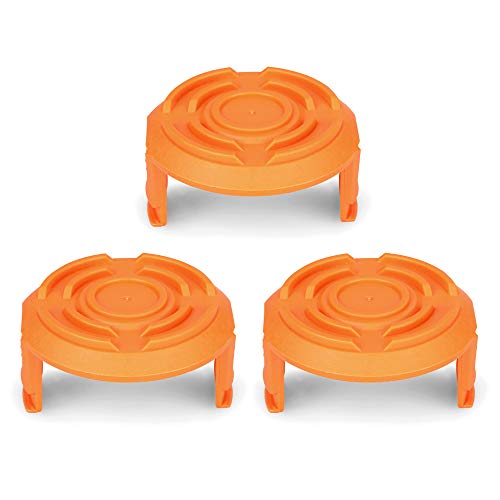 OFPOW Trimmer Replacement Spool Cap Covers Compatible with Worx Trimmer, 3-Pack