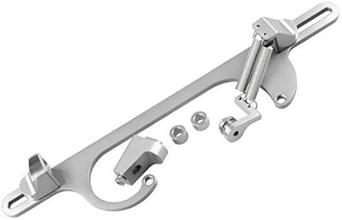 RACPLUS 4150 4160 Series Red Aluminum Alloy Billet Throttle Cable Carb Carburetor Bracket