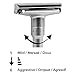 QSHAVE Premium Quality Adjustable Double Edge Safety Razor 700 (1 Razor, 1 Stand, 1 Leather Protective Sleeve & 5 pcs Titanium Coated Blades)