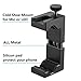Metal Smartphone Tripod Mount with Cold Shoe Mount, iPhone Tripod Holder Grip Rig Clip for Nexus Samsung iPhone X 8 7 7s 6 6s Plus etc