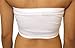 Dona Michi Women's Basic Stretch Bandeau Bra Tube Top One Size Fits All - White