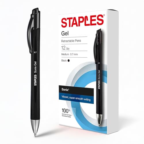 Staples Sonix Retractable Gel Pens
