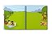 Sticker Farm Original Series Travel-Size (7.5 x 7 in) Reusable Sticker Album for Collecting Stickers, Small Activity Album with 30 Puffy Stickers to Start Collection
