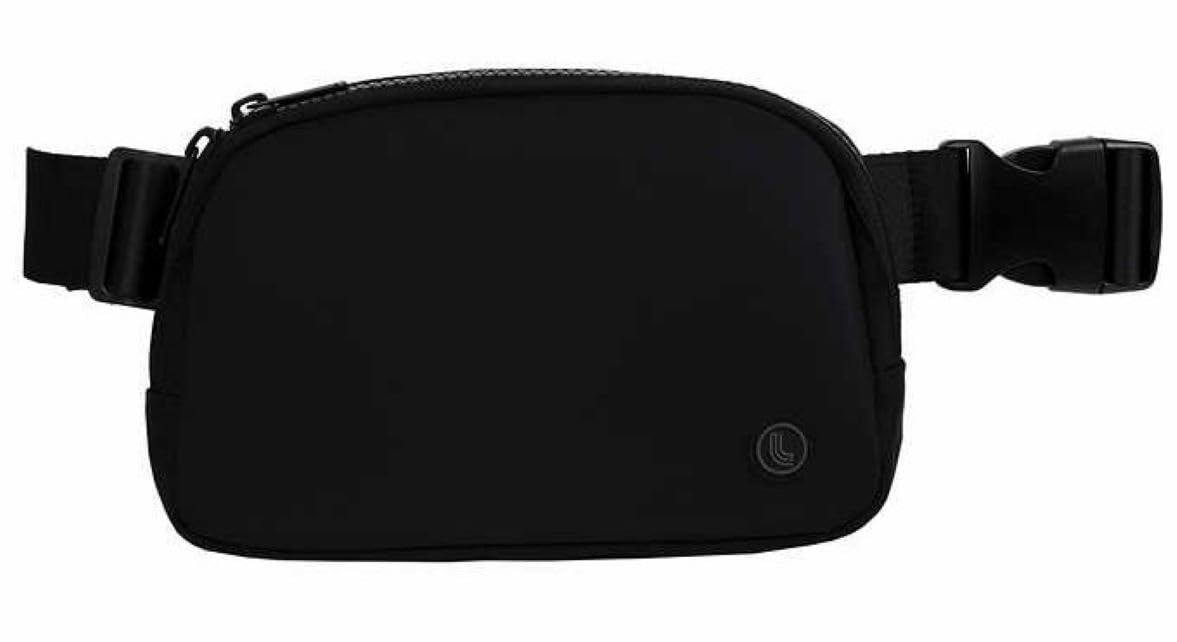 Photo 1 of LOLË, Unisex Belt Bag (Black, One Size)