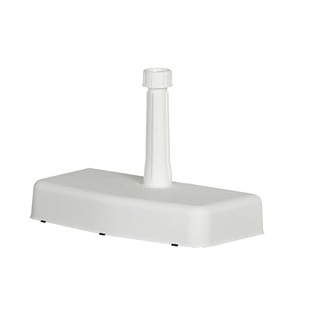 Helcosol 669806 Balkonständer 20 kg BKS20EP/W, weiß