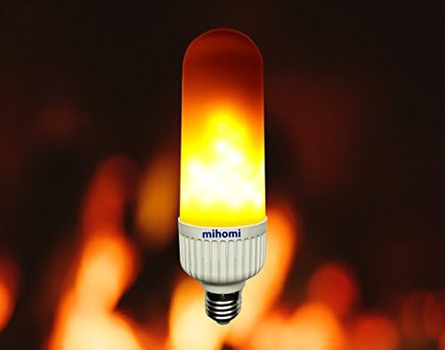 Mihomi’s LED E26 Flickering Flame Bulbs | Realistic Candle and Fire Effect for Gardens, Houses, Restaurants, Bars, Cafes, and Holiday Decorations