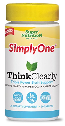 SuperNutrition Simply One Think Clearly Multivitamins, 30 Count