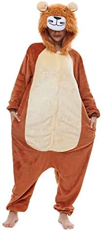 Adult Animal Onesie Costume Halloween Cartoon Cosplay Onepiece Pajamas