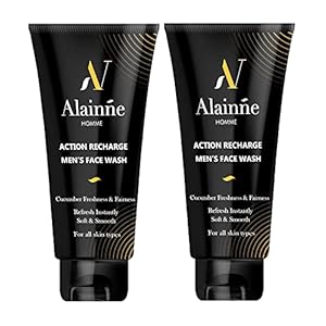 Alainne Action Recharge Men’s Face Wash (Pack Of 2) (200gm)